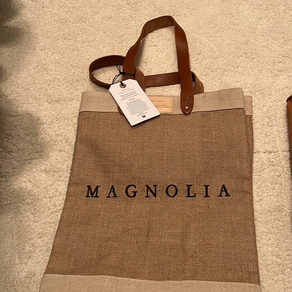 Shopper bag. Never used. Apolis bag with Magnolia branding